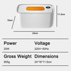 Tragbarer Baby Feuchttücherwärmer Spender Feuchttücher Thermostat Wärmer Taschentuchbox Servietten Elektrische Heizung Isolierung Anzeige