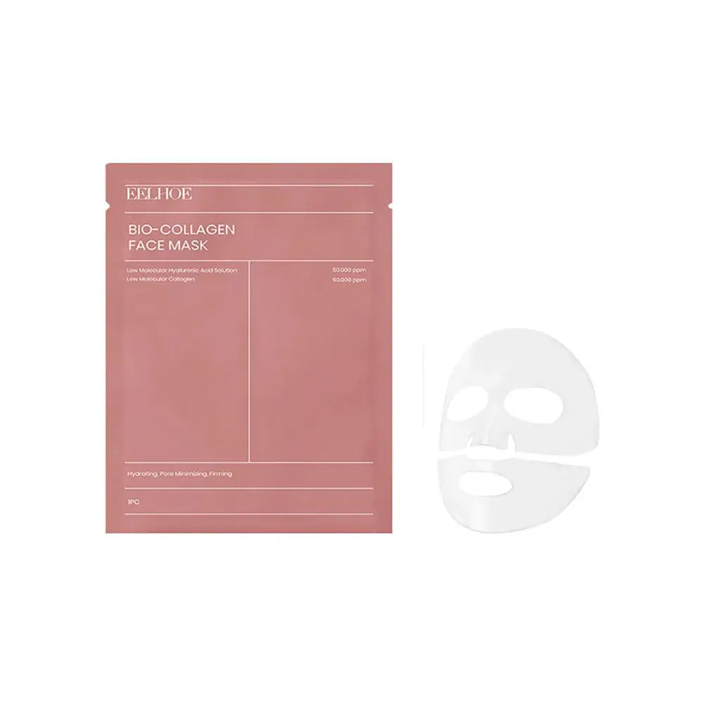 1/2/5 St. Bio-Collagen Gesichtsmaske Hydratisierende Nacht-Hydrogel Feuchtigkeitsspendende Gesichtsmaske VC Aufhellend Anti-Aging Hautpflege