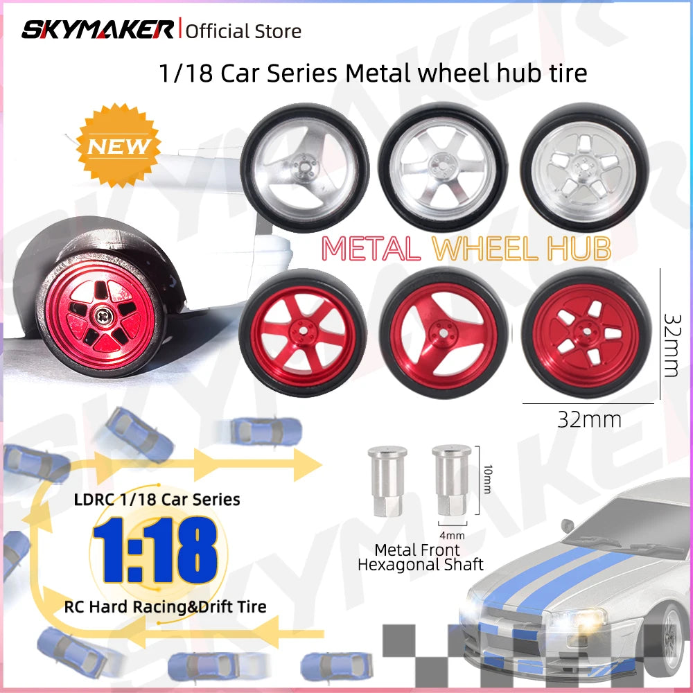 Skymaker AE86 Modell LD1801 RX-7 FC LD1802 1:18 RC Drift Car 1/18 2.4G Fernbedienung ESP Gyroskop LED Mini RC Rennwagen Spielzeug