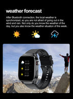 2026 Neue Pflegegrad-Harnsäure-Blutfettwerte Smartwatch Herren EKG+PPG Blutdruck Herzfrequenz Bluetooth Anruf Gesundheits-Smartwatch
