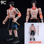 9L3D Gedruckte Anime One Piece Naruto Demon Slayer Dummy13 Lucky T13 Bewegliche Shapeshift Actionfiguren Mannequin Spielzeug Sammlerstücke