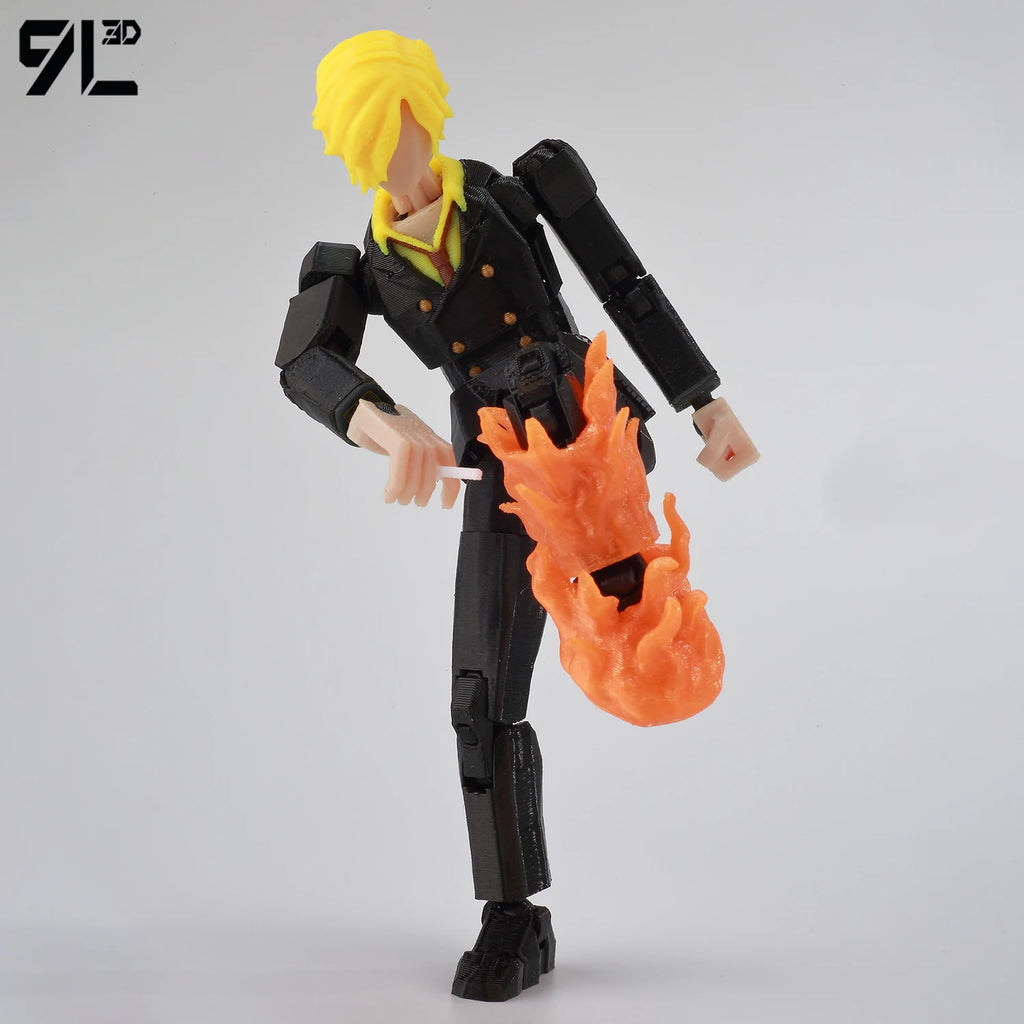 9L3D Gedruckte Anime One Piece Naruto Demon Slayer Dummy13 Lucky T13 Bewegliche Shapeshift Actionfiguren Mannequin Spielzeug Sammlerstücke