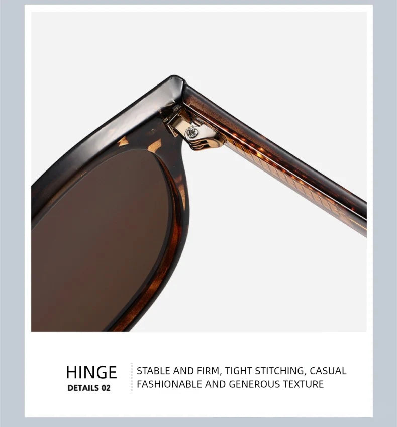 O-Q CLUB Retro Runde Herrensonnenbrille Damen Sonnenbrille Frau UV400 Lunette Zonnebril Dames Polarisierte Gläser Mann Brille Vintage