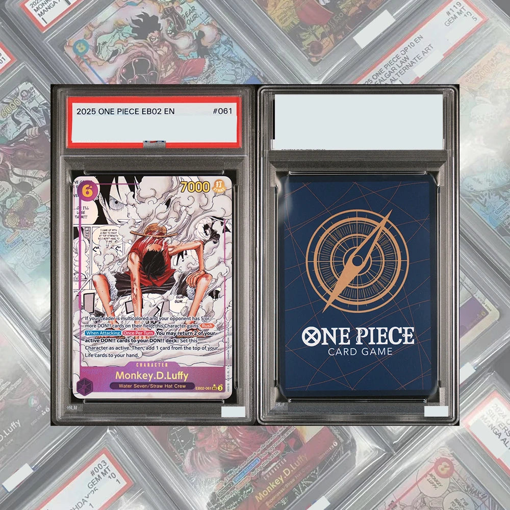 DIY PROXY OPCG SAMMELKARTE 2025 EB02 EXTRA BOOSTER ANIME 25. JUBILÄUM #010 MONKEY D.LUFFY ALTERNATIVE KUNST GEM MT10 KARTE
