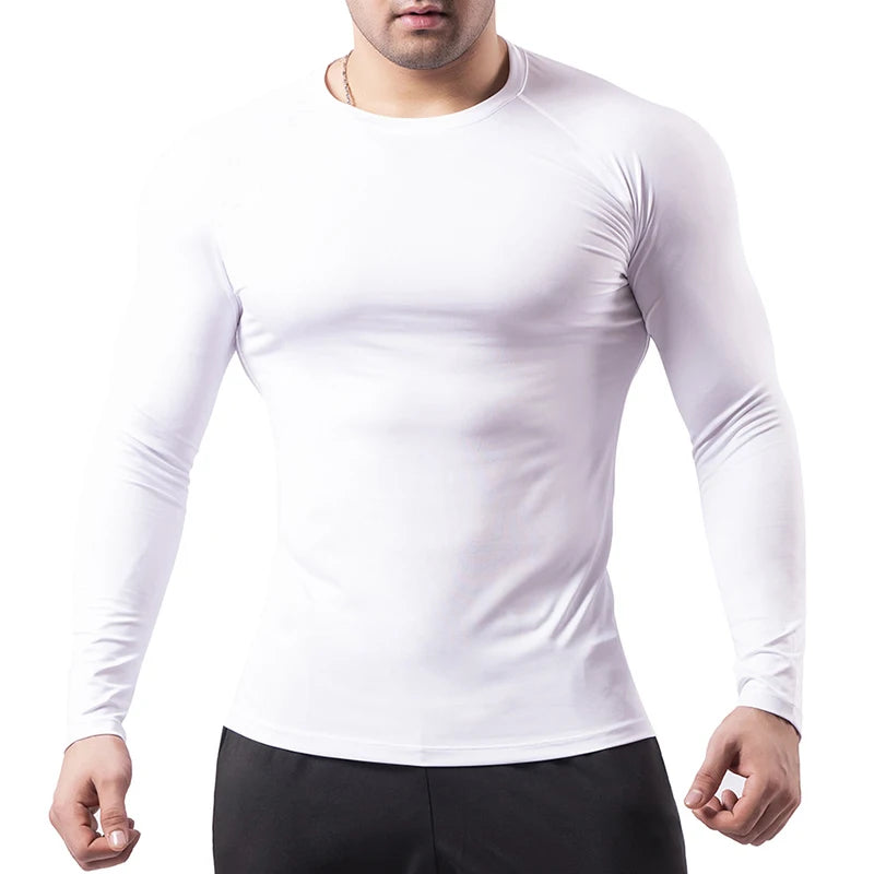 Grafische Kompressionsshirts für Herren, athletisch, schnell trocknend, Rash Guard, dehnbar, Baselayer, Unterhemden, Fitnessstudio, Workout, Lauf-T-Shirt-Oberteile