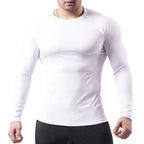 Grafische Kompressionsshirts für Herren, athletisch, schnell trocknend, Rash Guard, dehnbar, Baselayer, Unterhemden, Fitnessstudio, Workout, Lauf-T-Shirt-Oberteile