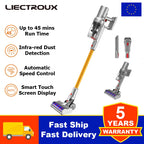 Liectroux i10 Akku-Handstaubsauger, intelligente Stauberfassung, 27KPa, 250W BLDC, geeignet für Teppich, Boden, Auto & Tierhaare