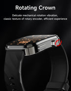 LIGE 2026 Neue KI-Gesundheitsdiagnose Smartwatch Blutfett Harnsäure Bluetooth-Anruf Blutdruck Gesundheits-Smartwatch Herren Damen