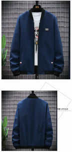 Herren Leichte Windjacke Frühling Herbst Jacke Mantel Herren Winddichte Outdoor Lässige Stilvolle Reißverschlusstaschenjacke