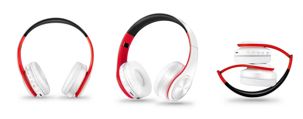 Herren Geschenk Gold Wireless Kopfhörer Bluetooth Kopfhörer Stereo Headset Spiel mit eingebautem Mikrofon, universell für Android und iOS