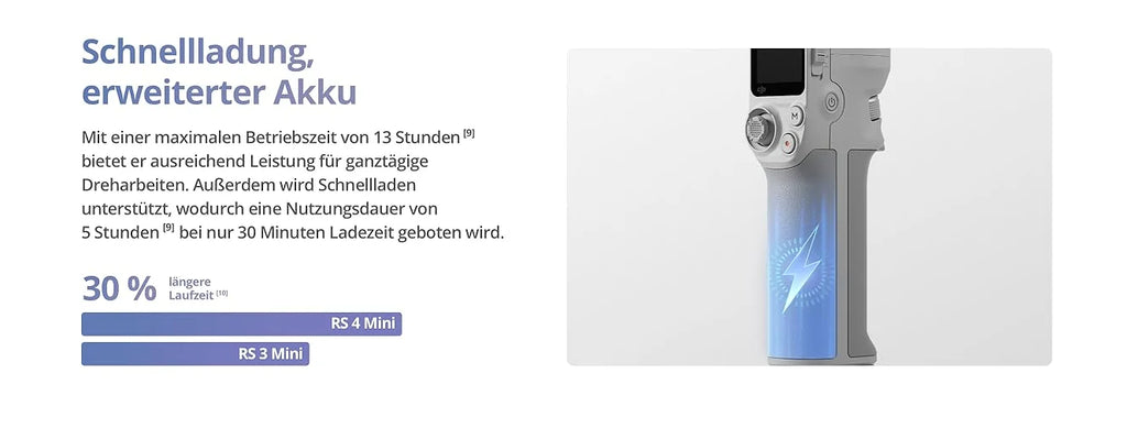 DJI RS 4 Mini Intelligente Empfindliche Nachführung Funktioniert Mit Kameras Smartphones Schneller Vertikaler Wechsel Bereit In 1S Handheld Gimbal Kamera