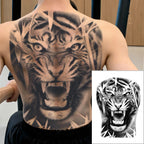 Magic Juice Tinte Wasserdichte Tattoo Aufkleber Große Größe Kräutersaft Temporäre Tattoos Männer Body Art Drache Tiger