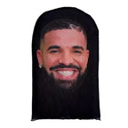 Cosplay 3D-gedruckte Kanye-Maske Stretch Mesh Vollgesichtsmaske Männer Frauen Rollenspiel Kopfbedeckung Halloween Maskerade Sturmhaube Kopfbedeckung