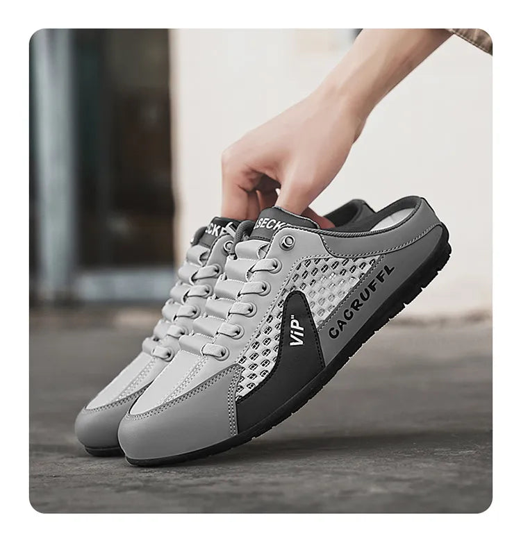 2025 Neue lässige Slip-Ons für Herren – strapazierfähig, bequem, atmungsaktiv und stylische Halbschuhe