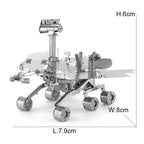 Weltraumforschung 3D Metallpuzzle Shuttle Hubble Weltraumteleskop Mars-Rover Modell Spielzeug für Kinder Kreatives Puzzle Geschenk Spielzeug