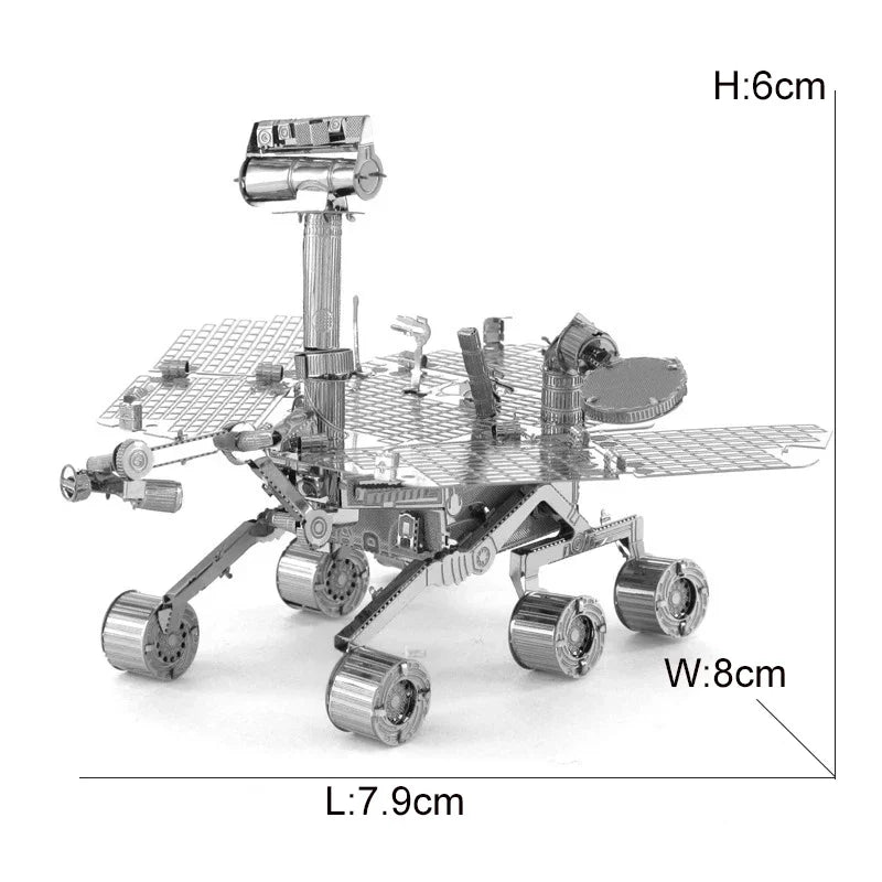 Weltraumforschung 3D Metallpuzzle Shuttle Hubble Weltraumteleskop Mars-Rover Modell Spielzeug für Kinder Kreatives Puzzle Geschenk Spielzeug