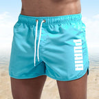 Neue heiße Sommer Badehosen Sport Fitnessstudio Laufshorts Herren Bademode Luxus Strandshorts Schnelltrocknende Herren-Badehosen Boardshorts
