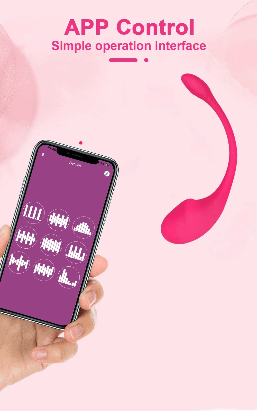 Kabelloser Bluetooth G-Punkt Vibrator für Frauen APP Fernbedienung Tragbares vibrierendes Ei G-Punkt Klitorisstimulator Sexspielzeug für Erwachsene
