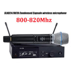 SLXD Mikrofon 500/600/800MHz Drahtloses Mikrofonsystem 4-Pin Headset KSM8/Beta58 Professionelles Audio-Equipment für Bühne Karaoke