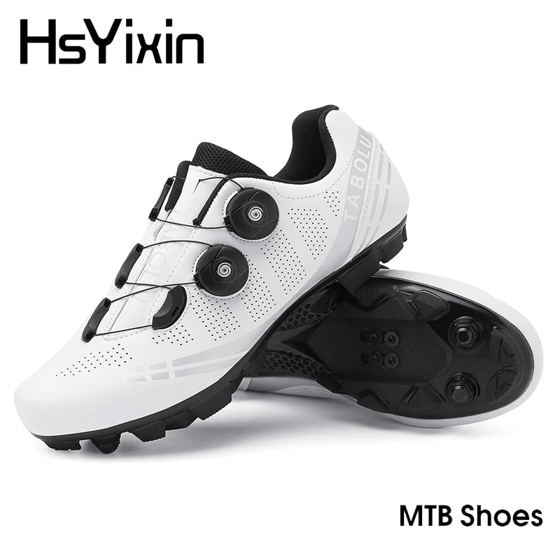 Fahrradschuhe aktualisiertes Modell MTB Fahrrad Herren Rennen Wettkampf selbstsichernd Speed Fahrrad Sportschuhe Damen Spd Cleats Radschuhe