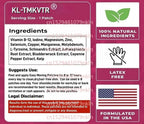 30 Pflaster Schilddrüsenunterstützung Transdermale Pflaster mit Jod, Selen, Magnesium, Zink, Vitamin B12 für optimale Gesundheit