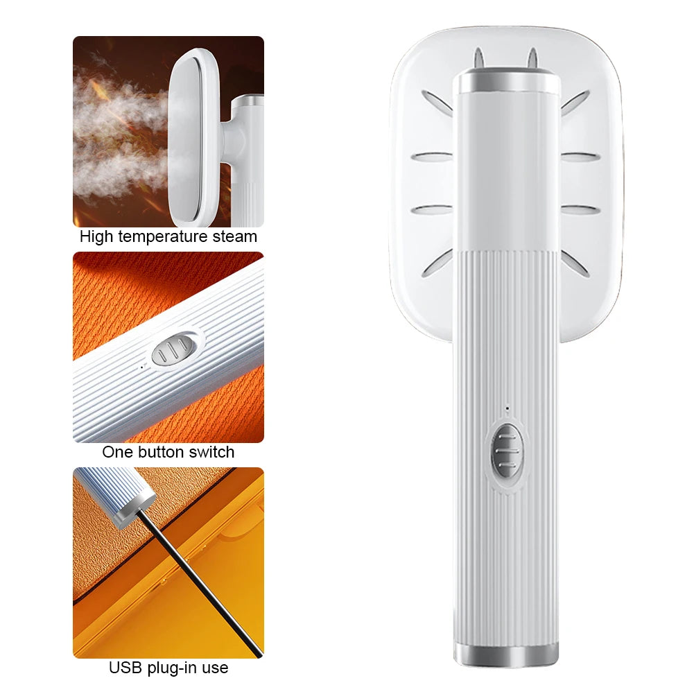Tragbares Bügeleisen 360° Bügeln Handheld-Dampfbügeleisen USB-betrieben Haushalt Dampfbügeleisen für Stoffkleidung