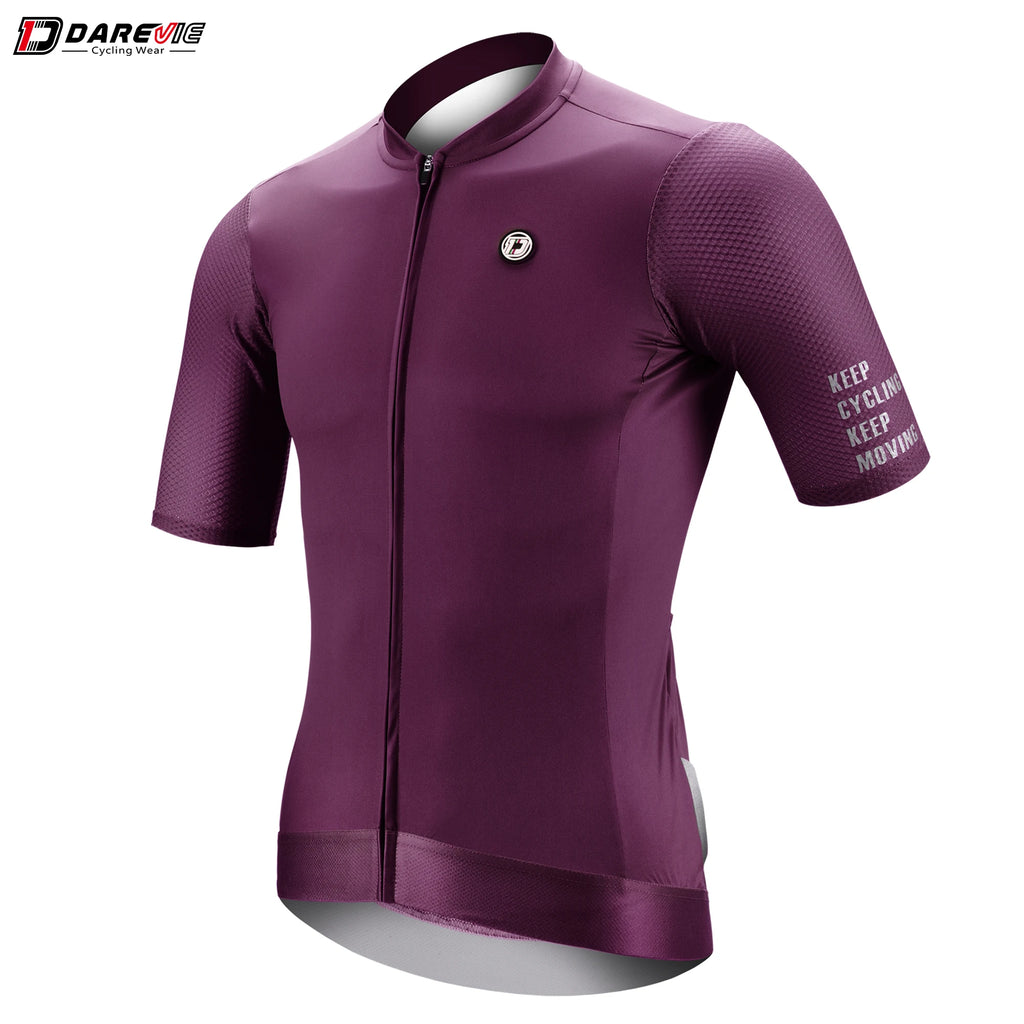 DAREVIE Radtrikot Kleine Größe SPF 50+ Trainingsniveau Herren Damen Langarm Radtrikot Atmungsaktives Herren Radtrikot
