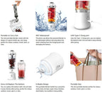 Neuer tragbarer Mixer 600ML Elektrischer Entsafter Fruchtmixer 4000mAh USB wiederaufladbarer Smoothie Mini Mixer Persönlicher Entsafter farbenfroh
