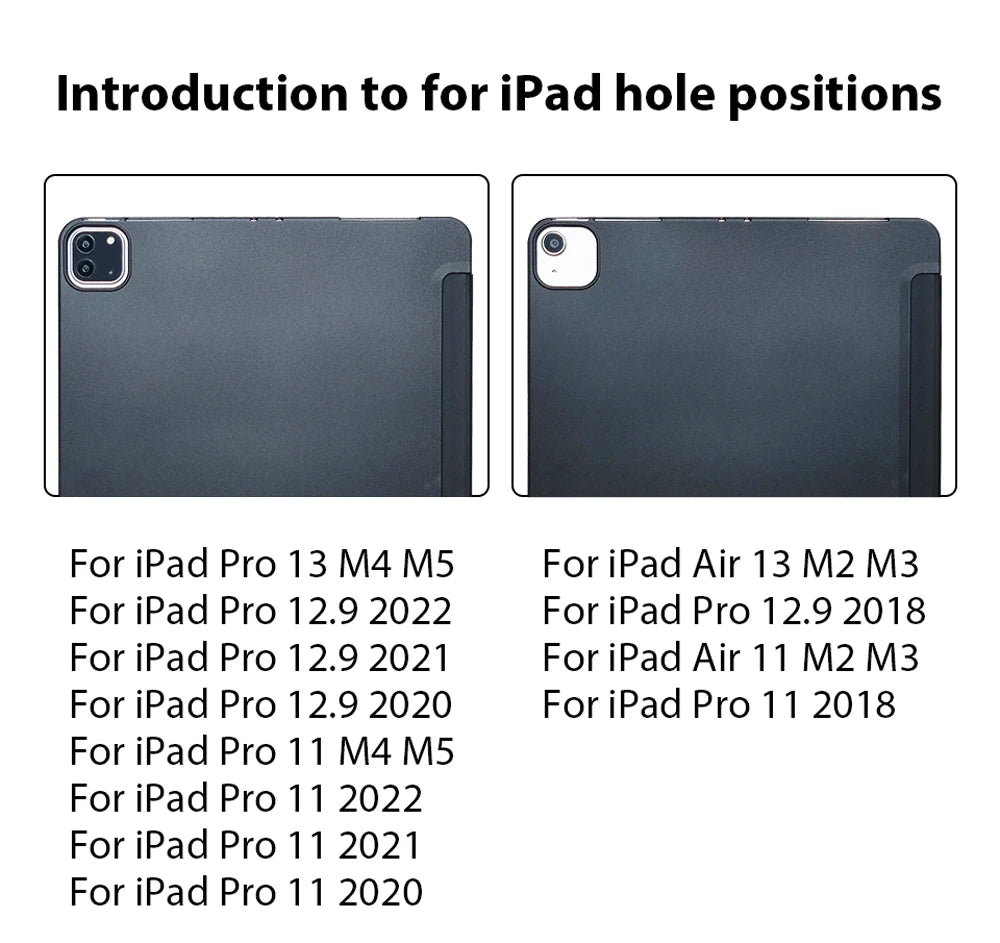 Hülle für iPad Pro 13 11. M5 M4 12.9 A16 10 9 8 9. 10. Generation für iPad Air 11 M2 M3 5 4 3 Mini 6 7 2025 Zubehör