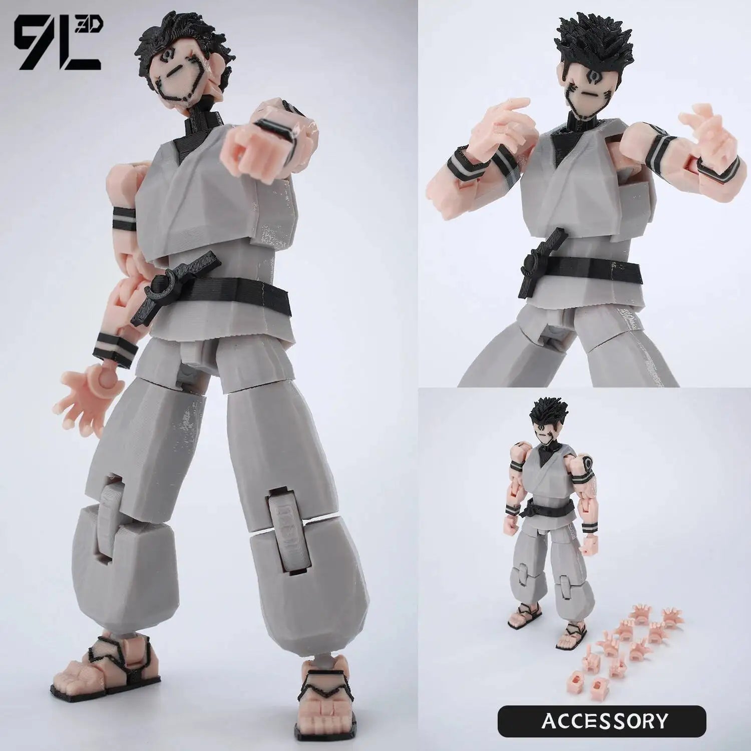 9L3D Lucky13 Gojo Sukuna Jujutsu Fushiguro Toji Gojo Satoru Actionfigur Dummy13 T13 Mehrgelenkige Sammlerstücke Titan13