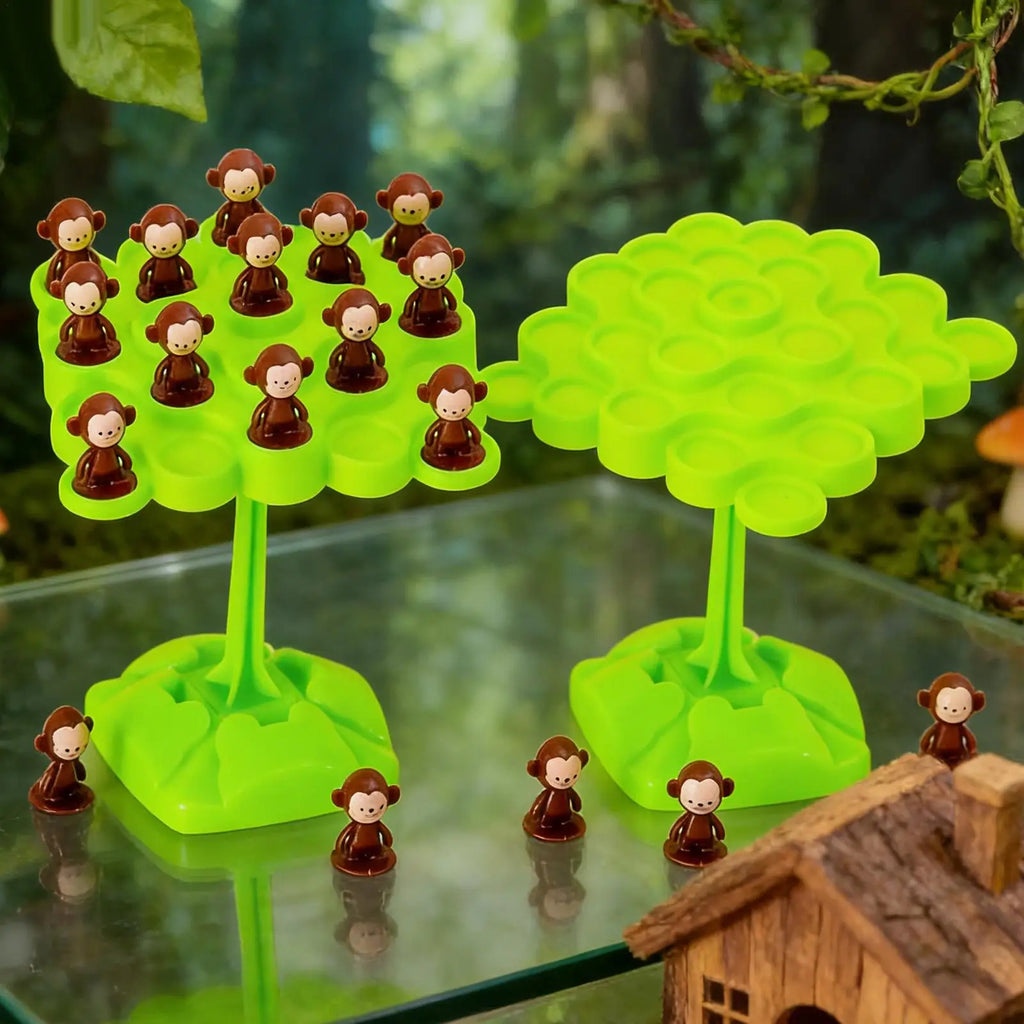 1 Stück Balancing Tree Spielzeug Digital Affenwaage Pädagogisches Zahlenbrettspiel Kinder Lernspielzeug Montessori Mathe Spielzeug