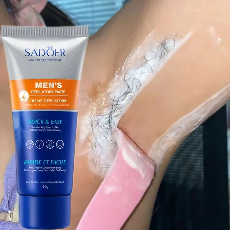 Haarentfernungscreme für Herren Dauerhafter Epilierer für den Intimbereich Schmerzfreier Haarentferner Wachstumshemmer Spray Geeignet für empfindliche Haut