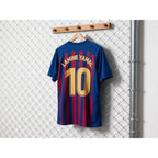 AI CHATGPT Lamine Yamal Kurzarm Fußballtrikot Nummer 10 Jugend Kinder Trainings-Fußballuniform Atmungsaktives Familien-Trikot-Shirt