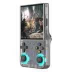 R36Ultra 4,0-Zoll Retro-Handheld-Spielkonsole 128 GB Tragbarer Videoplayer Open-Source-Linux-System zum Spielen