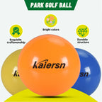 Kaiersn Bunte Parkgolfbälle - 6cm/2.36in Langlebige Übungsbälle für Outdoor-Training, Kinder & Erwachsene (Mehrfarbige Optionen)