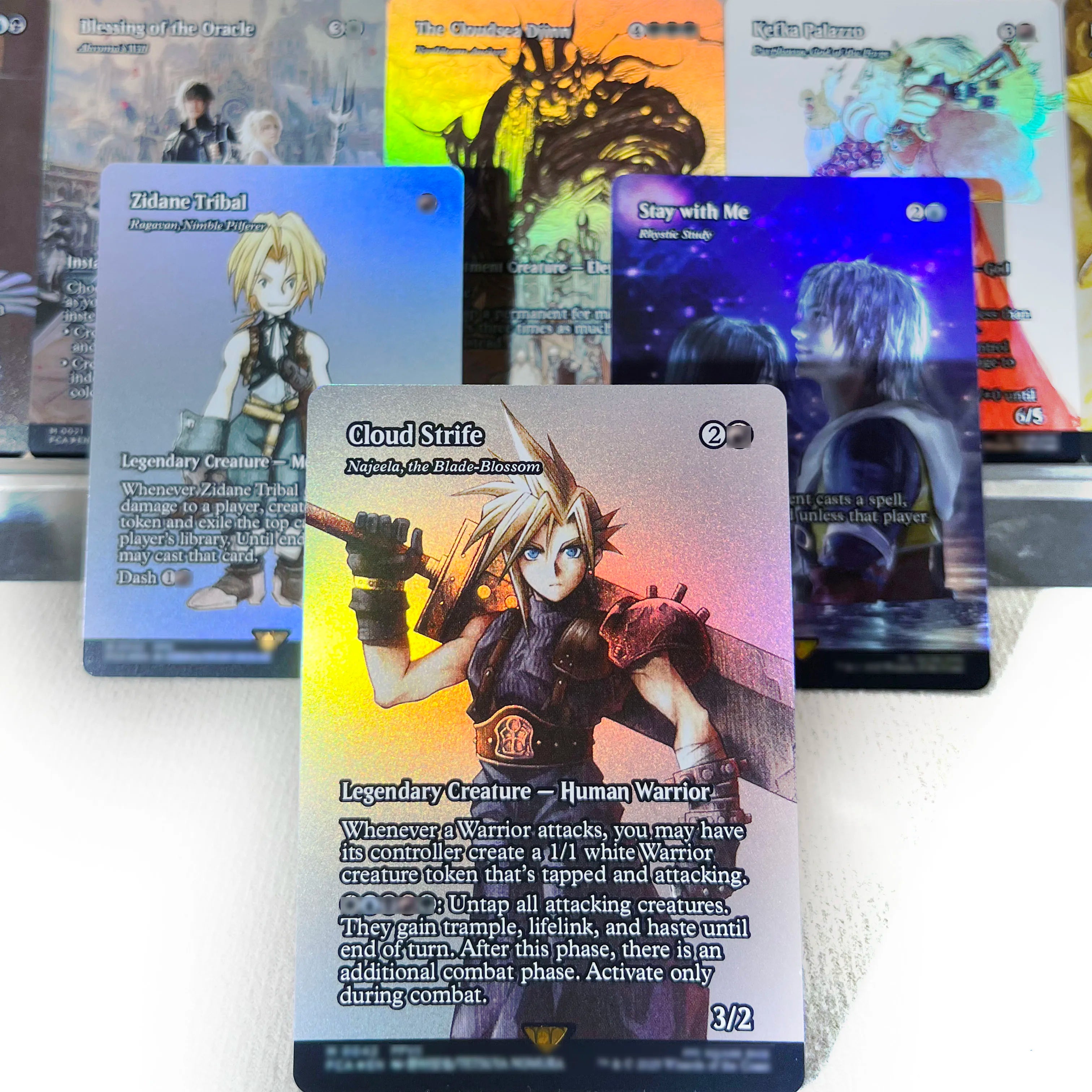 FCA FIN FIC PIP LTR FOIL4-002 magische Karten Antiker Kupferdrache Tcg Proxy Reisender Chocobo Celes, Runenritter Gathering