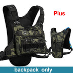 Lauf-Brusttasche Trinkweste zum Radfahren Wandern Fahrradrennen Marathon Tasche Herren Damen Sport Taktische Bauchtasche Camping Rucksack