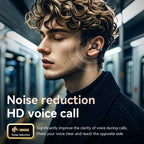 Touchscreen-Bluetooth-Kopfhörer 144 Sprachen Echtzeit-Übersetzung Kopfhörer Drahtlose Open-Ear-Clips Sport-Gaming-Kopfhörer