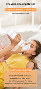 Automatisches Anti-Erstickungsgerät, Reise-, Heim-, CPR-Erstickungs-Notfallgerät, tragbare Erstickungsrettungsmaschine für Erwachsene und Kinder