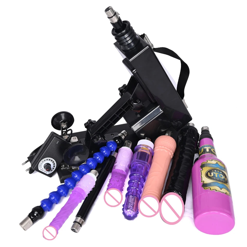 ROUGH BEAST Sexmaschine für Frauen und Männer mit Dildoaufsatz, automatische Masturbationsmaschine, 3XLR-Anschluss, Sexspielzeugprodukte