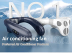 Neuer Nacken-Klimaanlage Tragbarer Nackenventilator Wiederaufladbarer Halbleiter-Kühlventilator Bladeless Ventilator Outdoor Persönlicher Ventilator Tragbarer Kühler