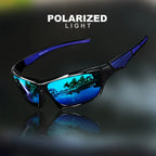 Fashion-Sportsonnenbrille polarisiert UV-Schutz personalisierte Brille runder Rahmen Metall Herren- und Damen-UV400-Brille