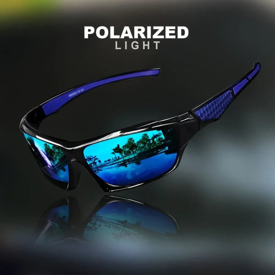 Fashion-Sportsonnenbrille polarisiert UV-Schutz personalisierte Brille runder Rahmen Metall Herren- und Damen-UV400-Brille