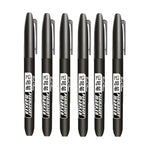 1/6 PCS Permanent Marker Pen Manga Drawing Markers Black Blue Red Waterproof Ink Sketch Pens Stationery Art School Supplies