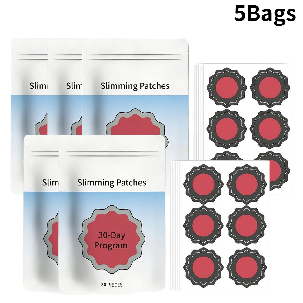Patches | 30Stk. 1-10 Beutel Abnehmpflaster, wissenschaftliche Formel zur Appetitkontrolle, Unterstützung beim Gewichtsmanagement, Aufkleber zur Körperpflege