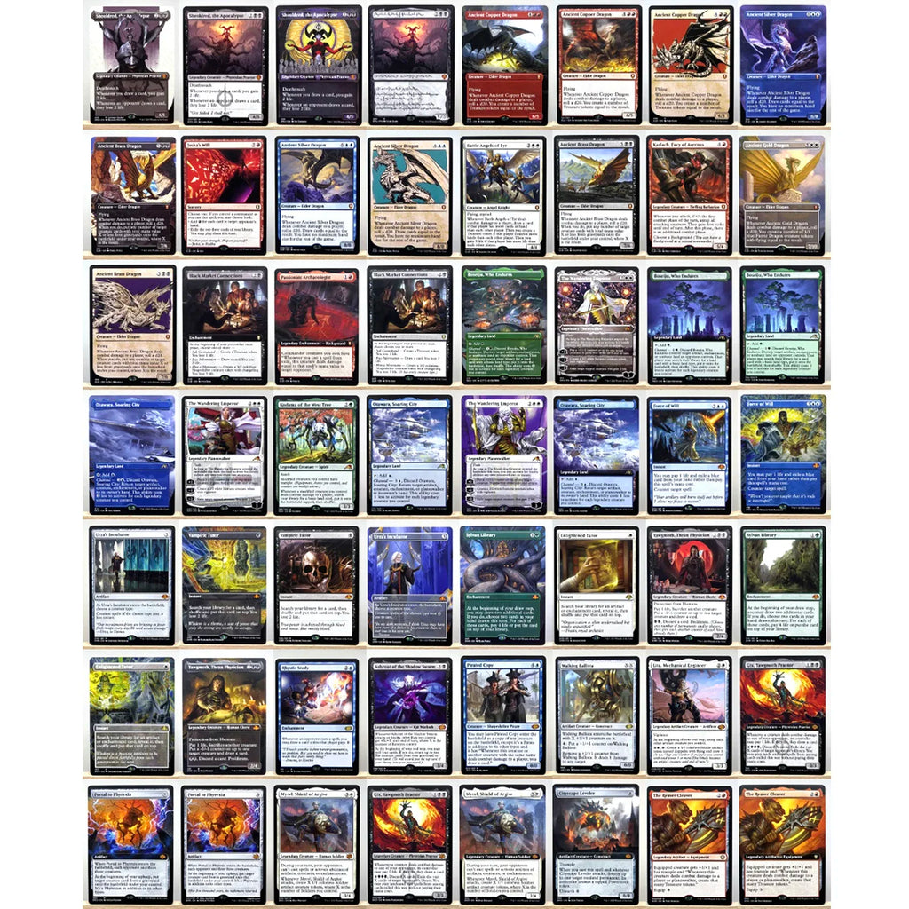 Ganze Reihe TCG-Karten für Heimspiel-Proxy: Magical Power 9 Beta Fetch Lands, VMA Dual, Schockländer, Der Eine Ring, Sammel-Sol Ring