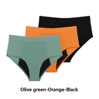 3 Stk./Set Menstruationshöschen Damen sehr starke Blutung Menstruationsunterwäsche High Waist Auslaufsicher Period Panties für Mädchen Set