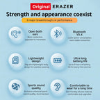Original ERAZER XF22 Earphone Bluetooth 5.4 Sports Wireless Headphones Bone Conduction Headsets with Mic Neckband headphones