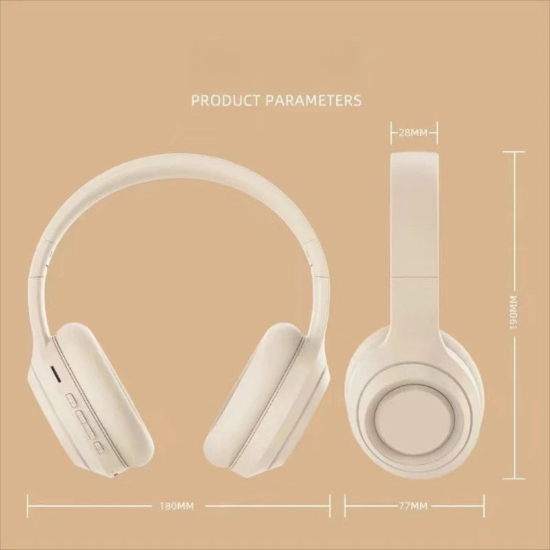 Over-Ear HIFI Stereo Headsets Kabellose Bluetooth Kopfhörer Sport Gaming Kopfhörer mit HD Mikrofon Unterstützung TF/AUX Rauschunterdrückung