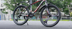 HILAND Mountainbike, 3-Speichen-Rad, 18 Gänge Schaltung, Aluminiumrahmen 26 Zoll Räder, Scheibenbremsen Fahrrad für Herren Damen Herren-MTB